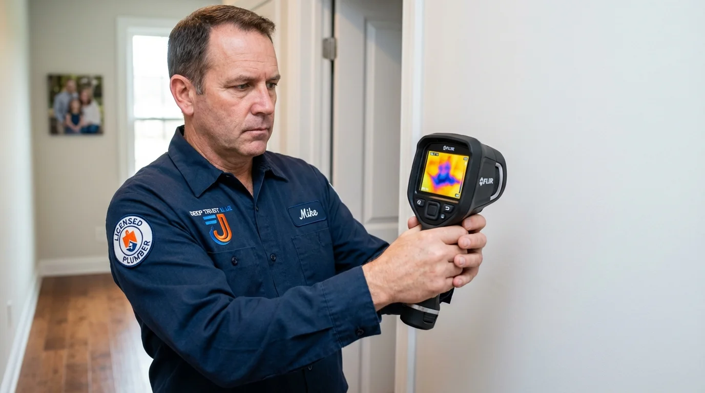 Thermal imaging leak detection by Johns Plumbing LLC in San Leandro